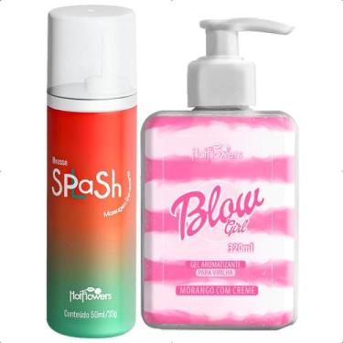 Imagem de Splash Mousse de Massagem 50ml + Blow Girl Hot Flowers 320ml - Hotflow