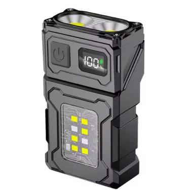 Imagem de Mini Lanterna Gold Sports Led Cob Luz Dupla Super Brilhante USB 180 Co