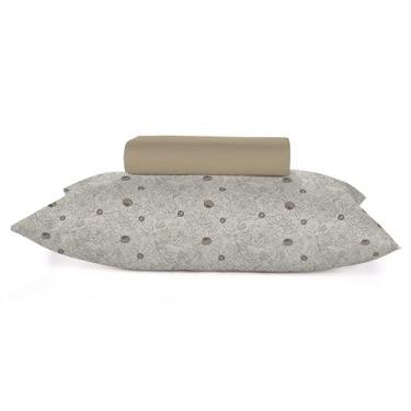 Imagem de Jogo Roupa de Cama Simples 100% Algodão Teka Crystal King