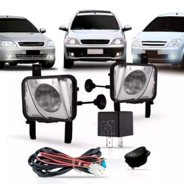 Imagem de Kit Farol Milha Corsa Montana Meriva Botao Alternativo - SP ACESSÓRIOS