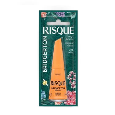Imagem de Esmalte Laranja Risqué Bridgerton Querida Leitora Cremoso Blister 8ml