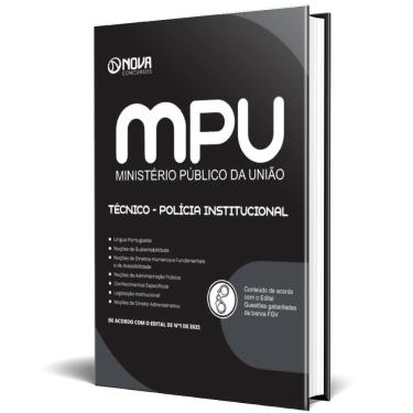 Imagem de Apostila Concurso Mpu 2025 Técnico Do Mpu Polícia