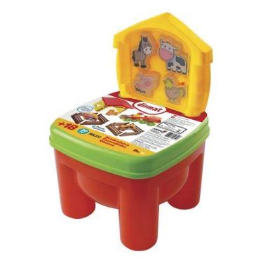 Imagem de Brinquedo Cadeirinha Brinkadeira Fazendinha Dismat Mk312
