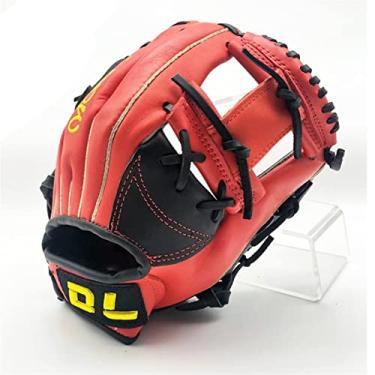 Imagem de Luvas de beisebol Softball entrega rápida absorvente de suor reforçado duradouro 11,5 popular no Japão luva de beisebol de pele de vaca (cor: 11,75 on Left Hand)