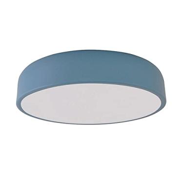 Imagem de Luminária Plafon Moon Gde 50Cm 4 Lamp E27 Azul New