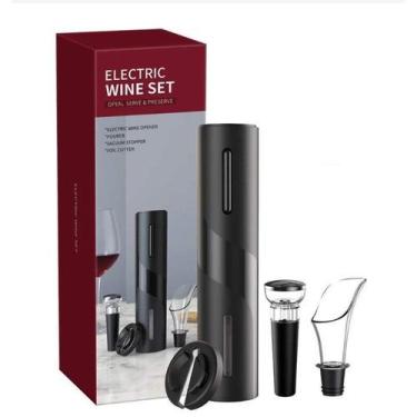 Imagem de Abridor automático de vinho 3 kit - oem