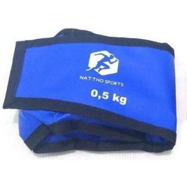 Imagem de Tornozeleira De Peso Caneleira 0,500G Treino Perna E Braço - Nattho Sp
