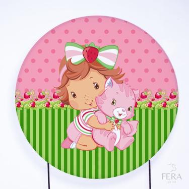 Imagem de Painel Decorativo para Festa 1,30x1,30 metros Vesti Fácil com Elástico Moranguinho - Fera Print