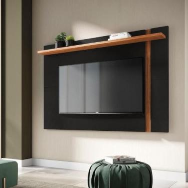 Imagem de Painel Suspenso Extensivo TV até 70" 1 Prateleira Leme - Colibri, Pret