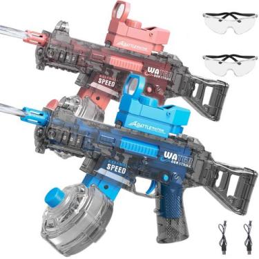 Imagem de Pacote com 2 pistolas de água elétricas KIZJORYA para crianças e adult