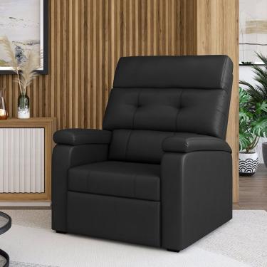 Imagem de Poltrona Reclinável Em Dois Estágios Luanda Preto