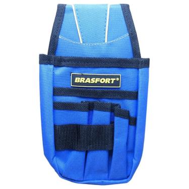 Imagem de Bolsa Ferramentas Brasfort 6 Bolsos Tipo Pochete Sem Cinto