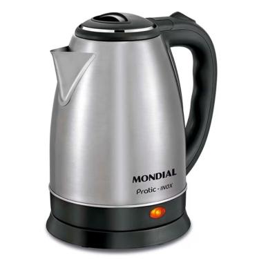 Imagem de Chaleira Elétrica Mondial Pratic Ce-06 Com Capacidade De 2 Litros Inox 220v