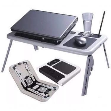 Imagem de Mesa Dobrável Notebook Tablet 2 Cooler Mousepad Cabo Usb