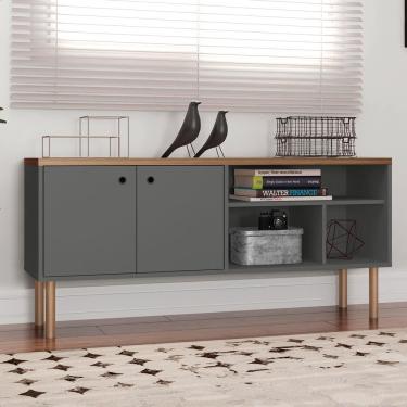 Imagem de Bancada Para Tv Até 60 Polegadas Multi Cinza Caemmun