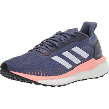Imagem de adidas Tênis de corrida feminino Solar Drive 19, Tech Ink/Branco/Rosa brilhante, 10.5