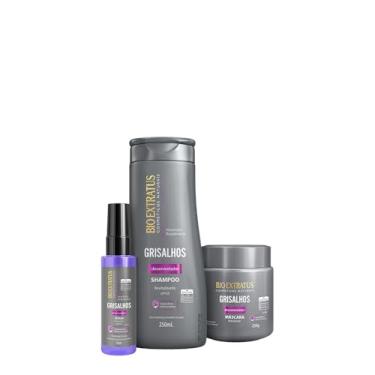 Imagem de Kit Bio Extratus Grisalhos Linha Completa - Shampoo, Máscara e Sérum
