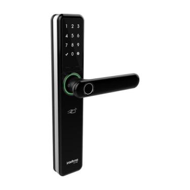 Imagem de Fechadura Izy Smart de Embutir Sem Maçaneta IFR 7001 Preto - Intelbras