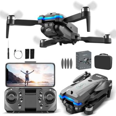 Imagem de Drone com Câmera 4K, Controle Remoto Drone Profissional, Drones e Acessórios 100m de Alcance, Bateria 3.7V 1800mAh, Brinquedos Educativos, 90 Min Carregamento, com Bolsa de Transporte (4K 504)