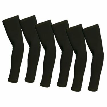 Imagem de Kit 3 Manguitos Mangas Proteção De Braço Térmico Malha Proteçao Uv - B