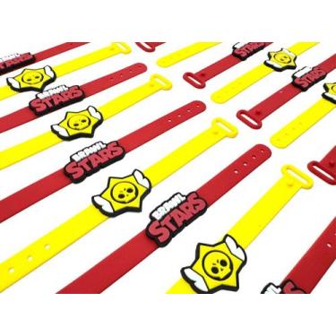 Imagem de Brawl Star 10un Pulseira Lembrancinha Tema Festa Aniversário - Genéric