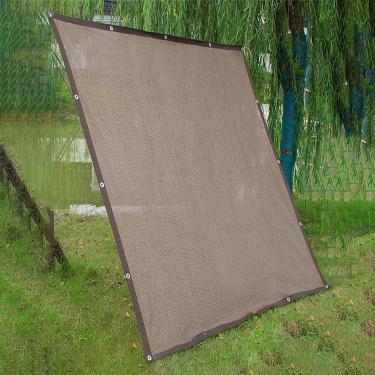 Imagem de Pano de tonalidade de jardim 90% de tecido de protetor solar, plantas marrons leves, malha de malha para capa de planta, estufa, galinheiro, tomate, 3m x 9m