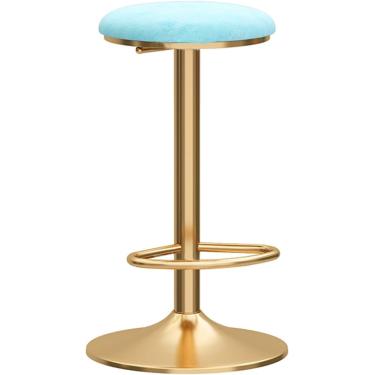 Imagem de Cadeira de bar, balcão de loja de salas de jantar de altura ajustável, cadeira de café decorativo multifuncional, c, 40 * 60-80cm