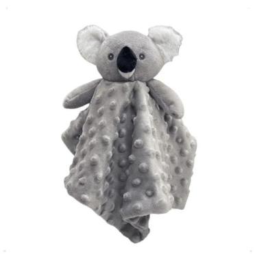 Imagem de Naninha Para Bebê Com prendedor de Chupeta Minha Primeira Naninha Laço