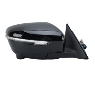 Imagem de Espelho retrovisor com 13 fios, compatível com Nissan X-Trail T32 Rouge 2014-2020, preto, com câmera, espelho lateral(Right)