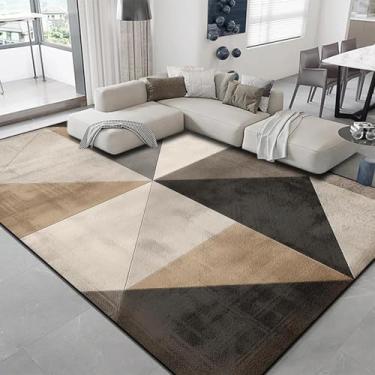 Imagem de Tapetes leves e luxuosos para sala de estar, sofá, mesas de centro, tapetes geométricos modernos para quarto, varanda, vestiário (180 x 280 cm, 71 x 110 pol./DT-5722-flannel-3)