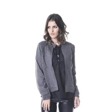 Imagem de Casaco Feminino Matelass 036 - Gisele Freitas, Cinza, G