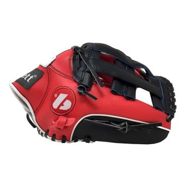 Imagem de Luva de beisebol JL-120 REG, campo externo, poliuretano, tamanho 31,7 cm (vermelha)