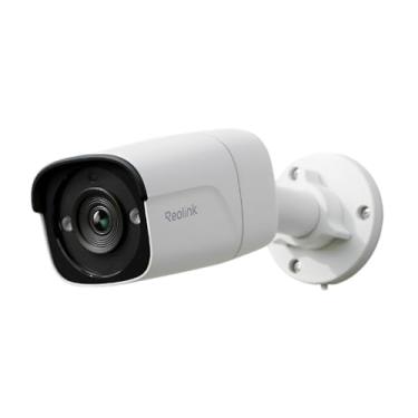 Imagem de Câmera IP P320 PoE 5MP Branca, Detecção Inteligente de Pessoas e Veículos, Visão Noturna, Áudio e Gravação Super HD, Ângulo de Visão 80° Ideal para Segurança Residencial e Comercial