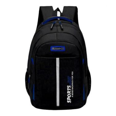 Imagem de Mochila Escolar Masculina Reforçada Sports Trabalho BL-1180 - Kingleen