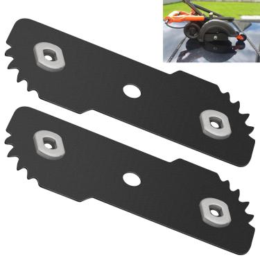 Imagem de Lâmina de substituição resistente EB-007 Edge Hog de 19 cm, compatível com aparador de cordas 2 em 1 da Black & Decker, compatível com o modelo LE750, LE710, LE760FF, LE760, LE760, com 2 conjuntos de indicadores de desgaste (2 unidades)