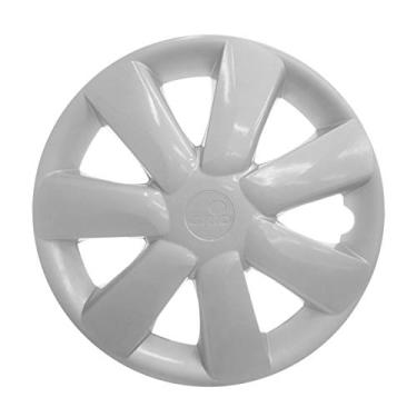 Imagem de Grid Calota Aro 14 Nissan March 15 Prata Pressão Fixação Parafusar 450ARPTAU