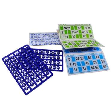 Imagem de Bingo com 24 Cartelas e Bolinhas - Tudo em Caixa