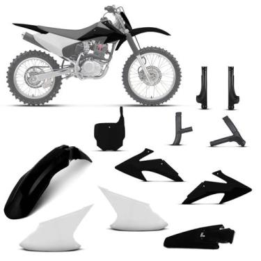 Imagem de Kit Plástico Crf 230f 2008 À 2014 - Pro tork, Preto
