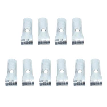 Imagem de Fixação de tubo de água Crampo de alumínio banhado a zinco Frango Supply Supply Tubs Clipes Gancos de cabide da linha para criação de fazendas 5 conjuntos resistentes à ferrugem