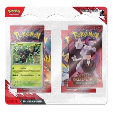 Imagem de Pokemon BLISTER QUÁDRUPLO ZARUDE RIVAIS PREDESTINADOS EV10 - COPAG