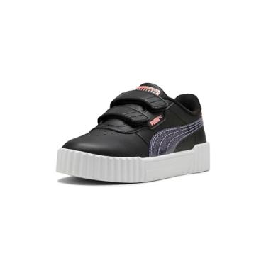 Imagem de PUMA Tênis infantil unissex Carina 2.0 Animal, Preto, lavanda, puma rosa fruta, 12.5 Little Kid