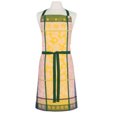 Imagem de Now Designs Avental Danica Jacquard, branco com bolinhas vermelhas, unissex para adultos, cozinha/aventais