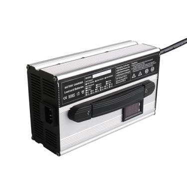 Imagem de Lzyjckh Carregador de Bateria de 900 W Carregadores de Bateria de Chumbo-Ácido 12 V/24 V/36 V/48 V/60 V/72 V Para Empilhadeiras, Lavadoras de Roupas, Carrinhos de Golfe,24v 25a silver,A4