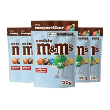 Imagem de 5 Pacotes M&MS 120G COOKIE OU CRISPY Edição Limitada - M&M's, Cookie