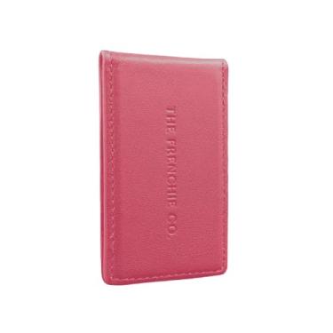 Imagem de The Frenchie Co. Clipe para dinheiro AirTag 2 em 1, rosa, Slim, Clipe para dinheiro AirTag