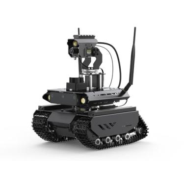 Imagem de Waveshare Robô UGV Beast ROS 2 de código aberto off-road rastreado AI Robot, compatível com Jetson Orin Nano/NX, com inclinação panorâmica omnidirecional flexível de 360°, inclui kit Jetson Orin Nano