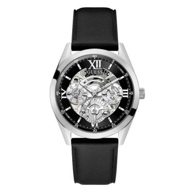 Imagem de Relógio Guess Masculino Preto Couro Tailor Gw0398G1