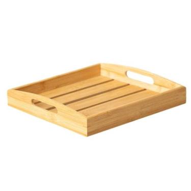 Imagem de Bandeja 100% Bambú C/Alça 35X30 Café Da Manhã Paramount