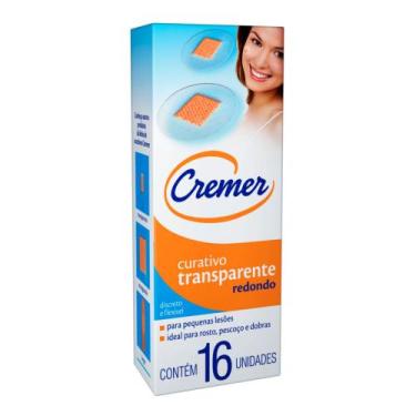 Imagem de Curativo Cremer Transparente Redondo com 16 Unidades