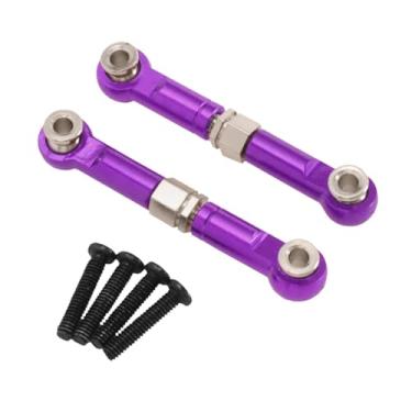 Imagem de Fenteer 2 peças 1:14 RC Car Direção Linkage Puxar Haste Ligações Braço Tirante Barra de Direção Sobressalente para 14211 Caminhões Modelo DIY Modificado, Tolet